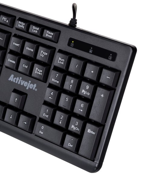 Activejet Klawiatura przewodowa USB K-3803S Activejet Klawiatura przewodowa USB K-3803S