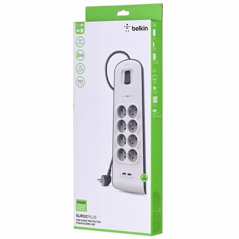 Listwa zasilająca Belkin BSV804CA2M Listwa zasilająca Belkin BSV804CA2M