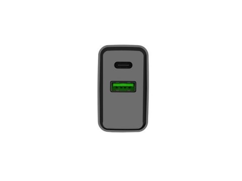 NATEC ŁADOWARKA SIECIOWA RIBERA USB-A + USB-C 20W POWER DELIVERY CZARNA NUC-2062 NATEC ŁADOWARKA SIECIOWA RIBERA USB-A + USB-C 20W POWER DELIVERY CZARNA NUC-2062