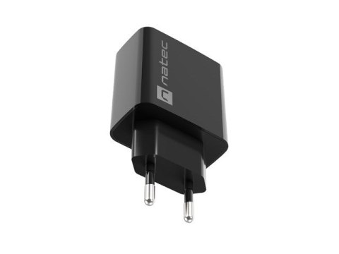 NATEC ŁADOWARKA SIECIOWA RIBERA USB-A + USB-C 20W POWER DELIVERY CZARNA NUC-2062 NATEC ŁADOWARKA SIECIOWA RIBERA USB-A + USB-C 20W POWER DELIVERY CZARNA NUC-2062