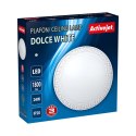 Nowoczesny plafon sufitowy LED Activejet DOLCE Biały 24W