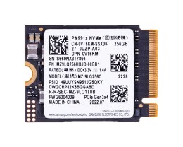 Dysk Samsung PM991a SSD256 NVMe M.2 2230 PCIe x4