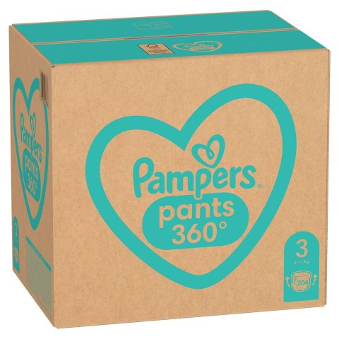 PAMPERS Pieluchy MTH Rozm 3, 6-11kg, 204szt. PAMPERS Pieluchy MTH Rozm 3, 6-11kg, 204szt.