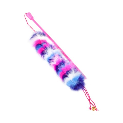 DINGO Wędka dla kota - mizu 45+30cm różowa DINGO Wędka dla kota - mizu 45+30cm różowa