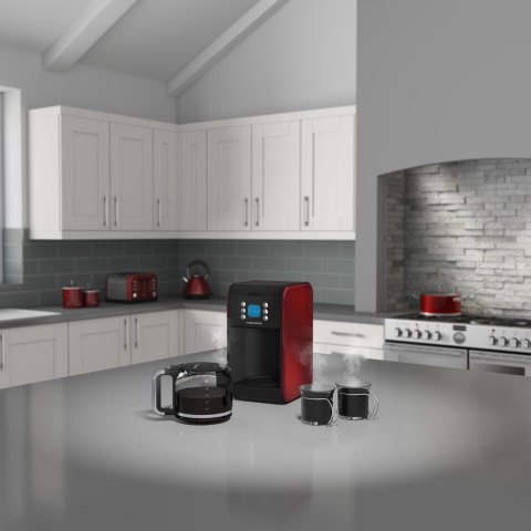 Morphy Richards Ekspres przelewoy Accents czerwony