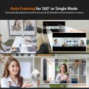 Kamera j5create 360° AI-Powered Webcam with Speakerphone USB-C/USB Type A; kolor biało-czarny JVU368-N