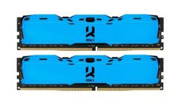 GOODRAM DDR4 16GB PC4-25600 (3200MHz) 16-20-20 DUAL CHANNEL KIT IRDM X BLUE 1024x8