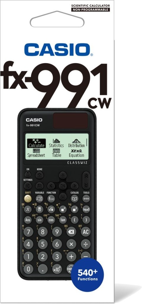CASIO KALKULATOR NAUKOWY FX-991CW BOX CASIO KALKULATOR NAUKOWY FX-991CW BOX