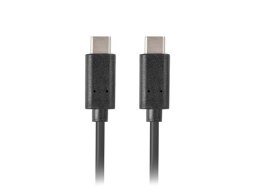 Kabel Lanberg CA-CMCM-10CU-0005-BK (USB 2.0 typu C - USB 2.0 typu C ; 0,50m; kolor czarny)