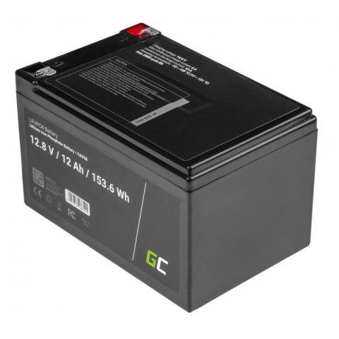 GREEN CELL AKUMULATOR LIFEPO4 CAV08 12/12,8V 12AH 153WH / FASTON 250 (F2) GREEN CELL AKUMULATOR LIFEPO4 CAV08 12/12,8V 12AH 153WH / FASTON 250 (F2)