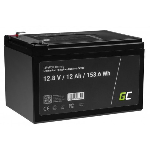 GREEN CELL AKUMULATOR LIFEPO4 CAV08 12/12,8V 12AH 153WH / FASTON 250 (F2) GREEN CELL AKUMULATOR LIFEPO4 CAV08 12/12,8V 12AH 153WH / FASTON 250 (F2)