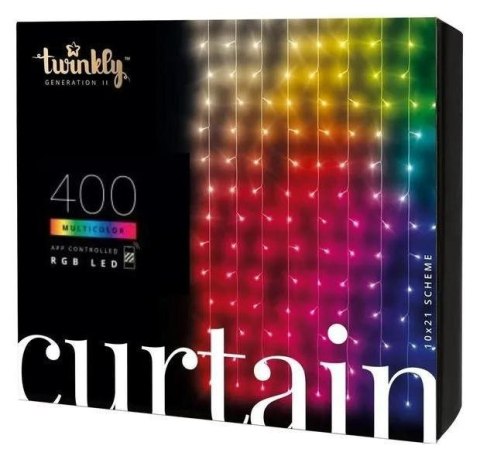 Inteligentna kurtyna LED Twinkly 400 RGBW 1,5x2,1m Inteligentna kurtyna LED Twinkly 400 RGBW 1,5x2,1m
