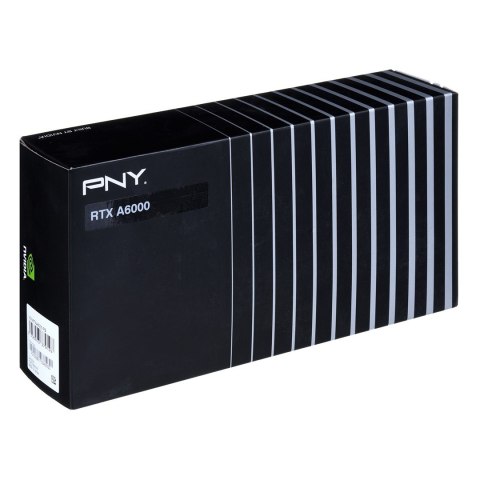 Karta graficzna PNY NVIDIA RTX A6000 48GB, GDDR6, 4x DisplayPort, PCI Express 4.0, dual slot ATX - ATX bracket, Retail Karta graficzna PNY NVIDIA RTX A6000 48GB, GDDR6, 4x DisplayPort, PCI Express 4.0, dual slot ATX - ATX bracket, Retail