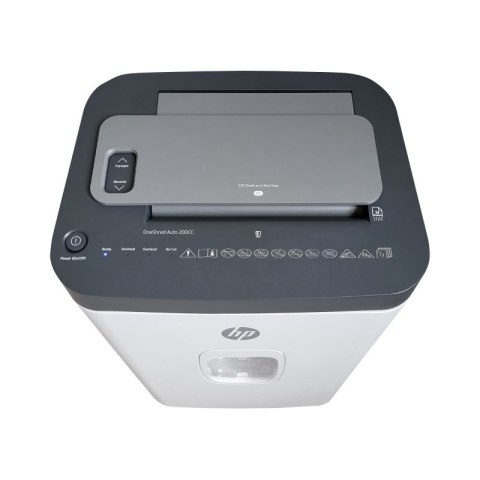 HP Niszczarka ONESHRED Auto 200CC, biało-szara HP Niszczarka ONESHRED Auto 200CC, biało-szara