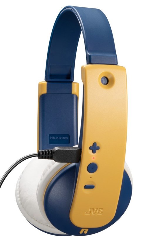Słuchawki JVC HAKD10WYE (dla dzieci, nauszne, bluetooth, yellow/blue) Słuchawki JVC HAKD10WYE (dla dzieci, nauszne, bluetooth, yellow/blue)