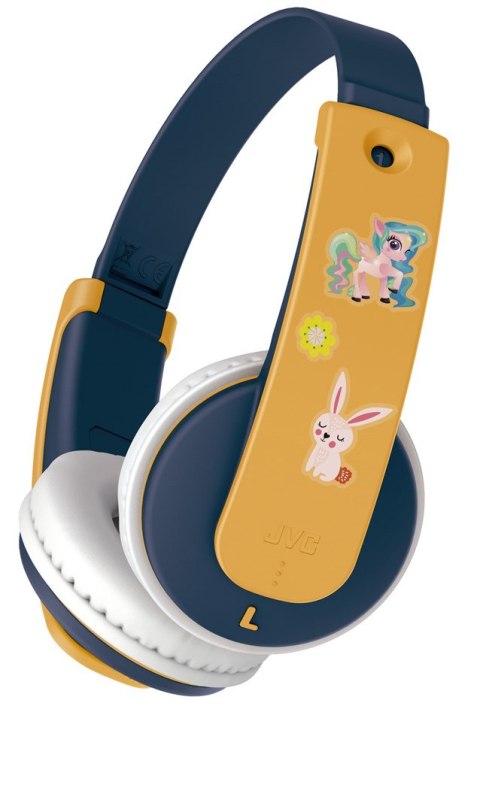 Słuchawki JVC HAKD10WYE (dla dzieci, nauszne, bluetooth, yellow/blue) Słuchawki JVC HAKD10WYE (dla dzieci, nauszne, bluetooth, yellow/blue)
