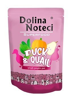 DOLINA NOTECI Superfood Kaczka i przepiórka - mokra karma dla psa - 300 g