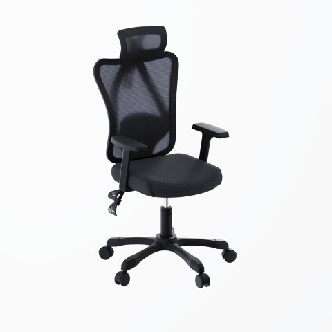 GEMBIRD BIUROWY FOTEL ERGONOMICZNY ONYX CZARNY (WYPRZEDAŻ) GEMBIRD BIUROWY FOTEL ERGONOMICZNY ONYX CZARNY (WYPRZEDAŻ)