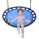 Huśtawka Bocianie gniazdo NILS CAMP NB5035 niebieskie średnica 110 cm