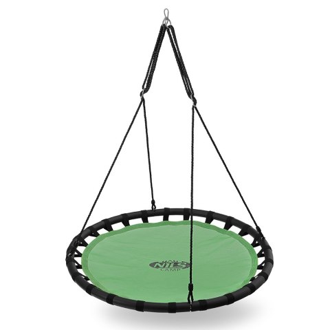 Huśtawka Bocianie gniazdo NILS CAMP NB5036 zielone średnica 120 cm Huśtawka Bocianie gniazdo NILS CAMP NB5036 zielone średnica 120 cm