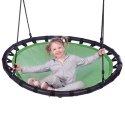 Huśtawka Bocianie gniazdo NILS CAMP NB5036 zielone średnica 120 cm