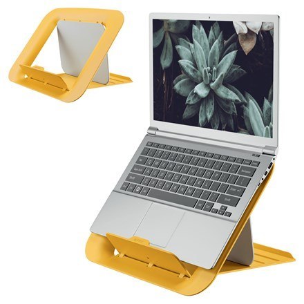 LEITZ Podstawka pod laptopa Ergo Cosy, żółta LEITZ Podstawka pod laptopa Ergo Cosy, żółta