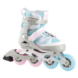 Łyżworolki NILS Extreme NA14169 A niebiesko-szare rozm. M (35-38)