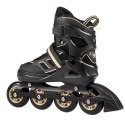 Łyżworolki NILS Extreme NA14174 A czarno-beżowe rozm. S (31-34)