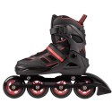Łyżworolki NILS Extreme NA14174 A czarno-czerwone rozm. M (35-38)