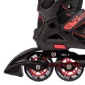 Łyżworolki NILS Extreme NA14174 A czarno-czerwone rozm. M (35-38)