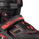 Łyżworolki NILS Extreme NA14174 A czarno-czerwone rozm. M (35-38)