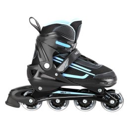 Łyżworolki NILS Extreme NJ19803A LED niebies rozm. L (39-42)