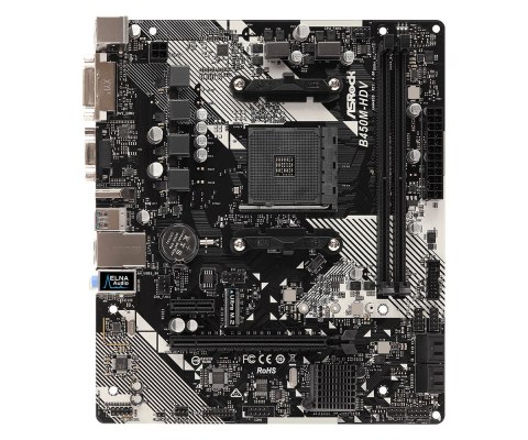 Płyta główna Asrock B450M-HDV R4.0 (AM4; 2x DDR4 DIMM; Micro ATX) (WYPRZEDAŻ) Płyta główna Asrock B450M-HDV R4.0 (AM4; 2x DDR4 DIMM; Micro ATX) (WYPRZEDAŻ)
