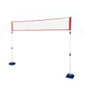 Siatka multifunkcyjna Nils NT0300 3w1 badminton + tenis + siatkówka, pokrowiec w zestawie