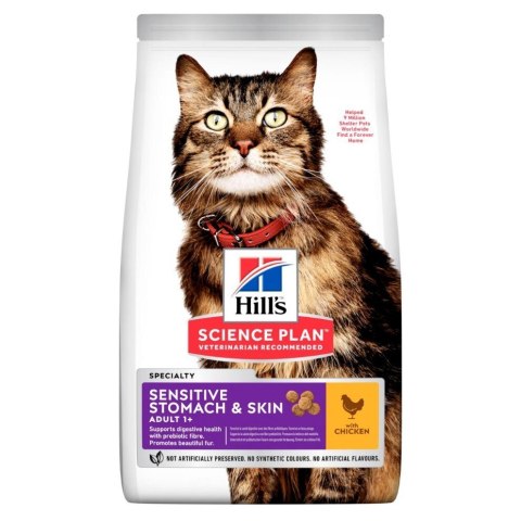 Hill's SP sensitive stomach & skin adult, chicken, dla kota7 kg Hill's SP sensitive stomach & skin adult, chicken, dla kota7 kg