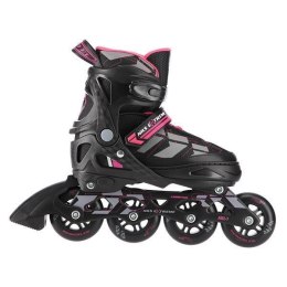 Łyżworolki NILS Extreme NA11002 czarno-fioletowe rozm. L (39-42)