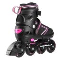 Łyżworolki NILS Extreme NA11002 czarno-fioletowe rozm. M (35-38)