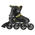 Łyżworolki NILS Extreme NA11002 czarno-żółte rozm. L (39-42)