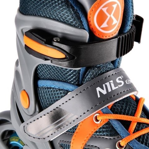 Łyżworolki NILS Extreme NJ1828A szaro-pomarańczowe rozm. L (39-42) Łyżworolki NILS Extreme NJ1828A szaro-pomarańczowe rozm. L (39-42)