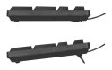 Activejet Klawiatura przewodowa membranowa K-3021 (USB 2.0; kolor czarny)