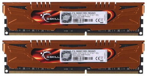 G.SKILL ARES DDR3 2X8GB 1600MHZ CL10 XMP LOW PROFILE F3-1600C10D-16GAO G.SKILL ARES DDR3 2X8GB 1600MHZ CL10 XMP LOW PROFILE F3-1600C10D-16GAO