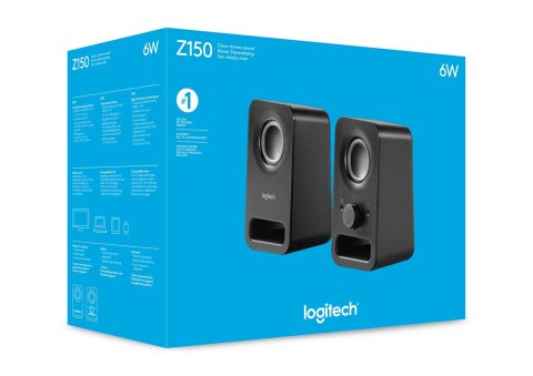 Zestaw głośników Logitech 980-000814 (2.0; kolor czarny) Zestaw głośników Logitech 980-000814 (2.0; kolor czarny)
