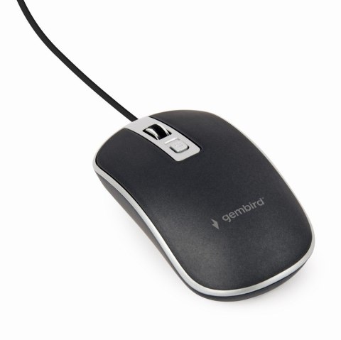 GEMBIRD MYSZ MUS-4B-06-BS OPTYCZNA 1200DPI USB CZARNO-SREBRNA GEMBIRD MYSZ MUS-4B-06-BS OPTYCZNA 1200DPI USB CZARNO-SREBRNA