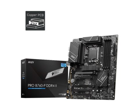 Płyta główna MSI PRO B760-P DDR4 II Płyta główna MSI PRO B760-P DDR4 II