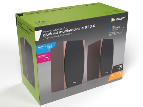 TRACER GŁOŚNIK 2.0 CHARLESTON BLUETOOTH TRACER GŁOŚNIK 2.0 CHARLESTON BLUETOOTH