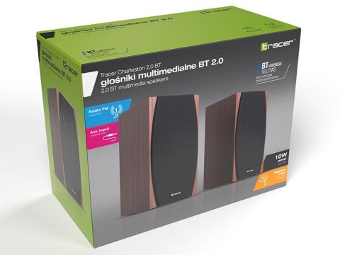 TRACER GŁOŚNIK 2.0 CHARLESTON BLUETOOTH TRACER GŁOŚNIK 2.0 CHARLESTON BLUETOOTH