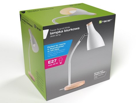 TRACER LAMPKA BIURKOWA SCANDI WHITE TRACER LAMPKA BIURKOWA SCANDI WHITE