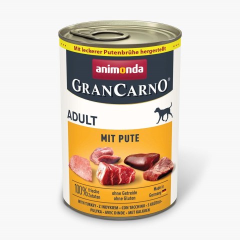 ANIMONDA GranCarno Adult Mięso z indyka 400g ANIMONDA GranCarno Adult Mięso z indyka 400g