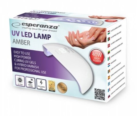 Lampa Esperanza AMBER EBN009 (kolor biały) Lampa Esperanza AMBER EBN009 (kolor biały)