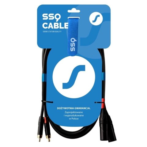 SSQ RCAXM2 - Kabel RCA - XLR SSQ RCAXM2 - Kabel RCA - XLR